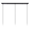 Lucide WOLFRAM - Suspension - 3xE27 - Or Mat / Laiton