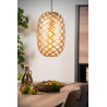 Lucide WOLFRAM - Suspension - Ø 32 cm - 1xE27 - Or Mat / Laiton