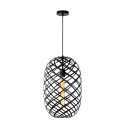 Lucide WOLFRAM - Suspension - Ø 32 cm - 1xE27 - Noir