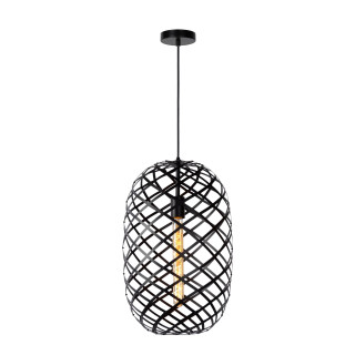 Lucide WOLFRAM - Suspension - Ø 32 cm - 1xE27 - Noir