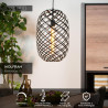 Lucide WOLFRAM - Suspension - Ø 32 cm - 1xE27 - Noir