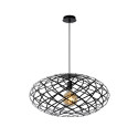 Lucide WOLFRAM - Suspension - Ø 65 cm - 1xE27 - Noir