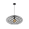Lucide WOLFRAM - Suspension - Ø 65 cm - 1xE27 - Noir