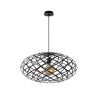Lucide WOLFRAM - Suspension - Ø 65 cm - 1xE27 - Noir