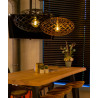 Lucide WOLFRAM - Suspension - Ø 65 cm - 1xE27 - Noir