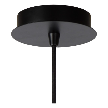 Lucide WOLFRAM - Suspension - Ø 65 cm - 1xE27 - Noir
