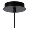 Lucide WOLFRAM - Suspension - Ø 65 cm - 1xE27 - Noir