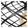 Lucide WOLFRAM - Suspension - Ø 65 cm - 1xE27 - Noir