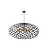 Lucide WOLFRAM - Suspension - Ø 100 cm - 3xE27 - Convient aux mezzanines et plafonds hauts - Noir