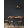 Lucide WOLFRAM - Suspension - Ø 100 cm - 3xE27 - Convient aux mezzanines et plafonds hauts - Noir