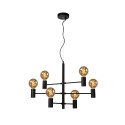 Lucide LEANNE - Suspension - 6xE27 - Noir