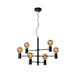 Lucide LEANNE - Suspension - 6xE27 - Noir