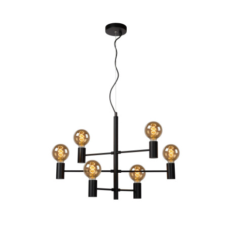 Lucide LEANNE - Suspension - 6xE27 - Noir