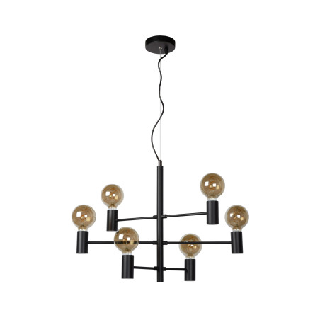Lucide LEANNE - Suspension - 6xE27 - Noir