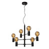 Lucide LEANNE - Suspension - 6xE27 - Noir