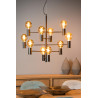 Lucide LEANNE - Suspension - Ø 65 cm - 10xE27 - Noir