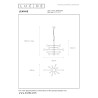 Lucide LEANNE - Suspension - Ø 65 cm - 10xE27 - Noir