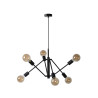 Lucide LESTER - Suspension - 6xE27 - Noir