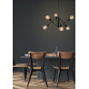 Lucide LESTER - Suspension - 6xE27 - Noir