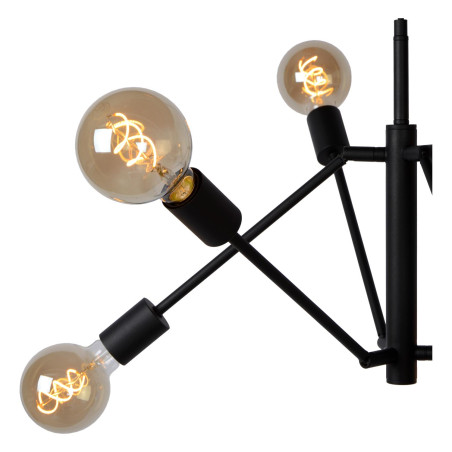 Lucide LESTER - Suspension - 6xE27 - Noir