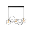 Lucide CIRCLE - Suspension - 3xE27 - Noir