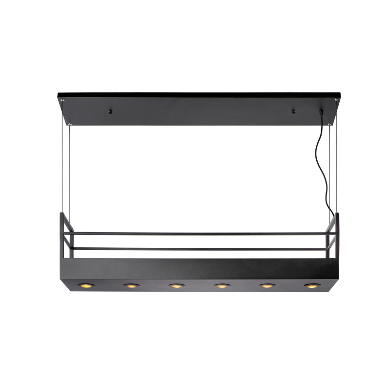 Lucide MIRAVELLE - Suspension - 6xGU10 (MR16) - Noir