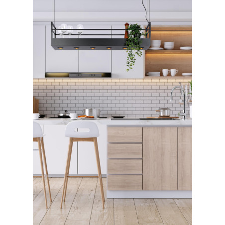 Lucide MIRAVELLE - Suspension - 6xGU10 (MR16) - Noir
