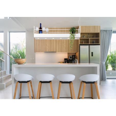 Lucide MIRAVELLE - Suspension - 6xGU10 (MR16) - Blanc