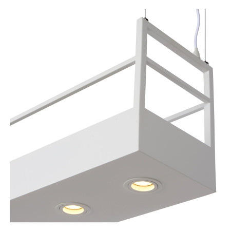 Lucide MIRAVELLE - Suspension - 6xGU10 (MR16) - Blanc