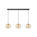 Lucide DANZA - Suspension - 3xE27 - Or Mat / Laiton