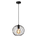 Lucide DANZA - Suspension - Ø 25 cm - 1xE27 - Noir