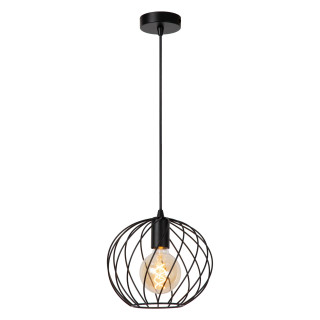 Lucide DANZA - Suspension - Ø 25 cm - 1xE27 - Noir