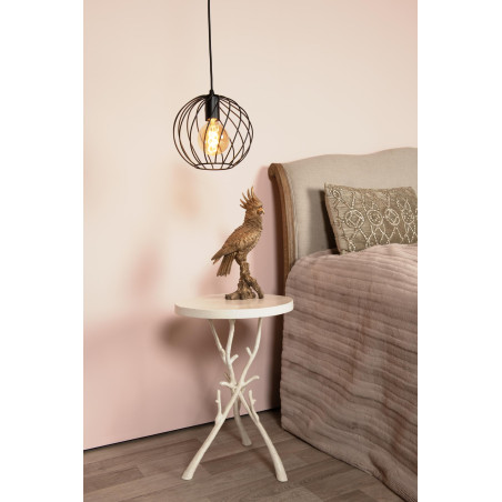 Lucide DANZA - Suspension - Ø 25 cm - 1xE27 - Noir