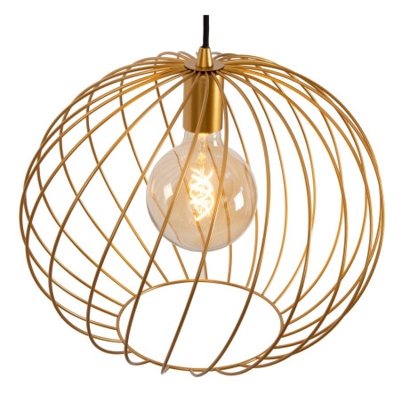 Lucide DANZA - Suspension - Ø 40 cm - 1xE27 - Or Mat / Laiton