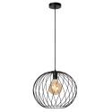 Lucide DANZA - Suspension - Ø 40 cm - 1xE27 - Noir