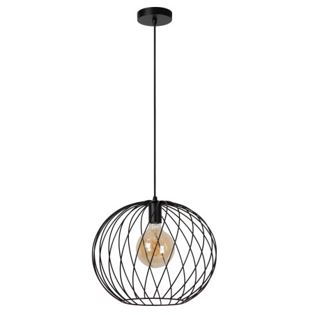 Lucide DANZA - Suspension - Ø 40 cm - 1xE27 - Noir