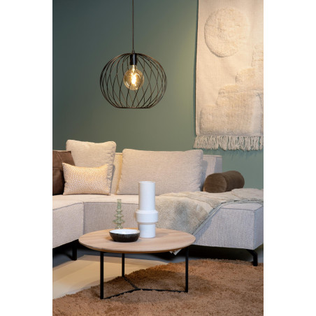 Lucide DANZA - Suspension - Ø 40 cm - 1xE27 - Noir