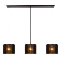 Lucide TAGALOG - Suspension - Ø 40 cm - 3xE27 - Noir - Essential