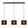 Lucide TAGALOG - Suspension - Ø 40 cm - 3xE27 - Noir - Essential