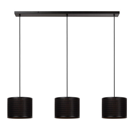 Lucide TAGALOG - Suspension - Ø 40 cm - 3xE27 - Noir - Essential