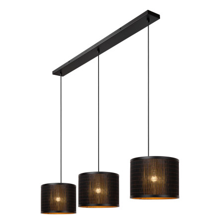 Lucide TAGALOG - Suspension - Ø 40 cm - 3xE27 - Noir - Essential