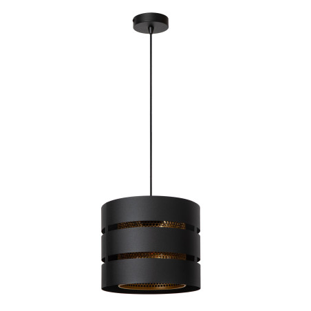 Lucide ROSAS - Suspension - Ø 26 cm - 1xE27 - Noir
