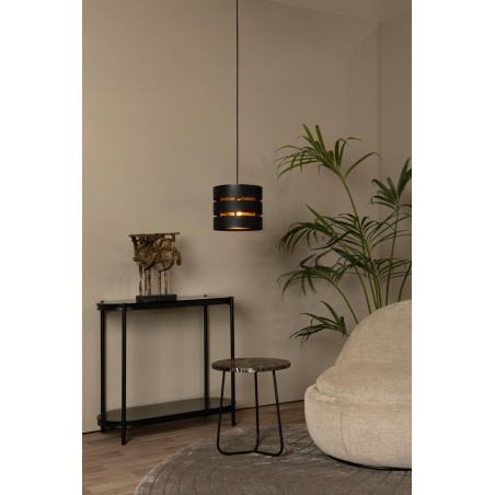 Lucide ROSAS - Suspension - Ø 26 cm - 1xE27 - Noir