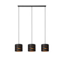 Lucide ROSAS - Suspension - 3xE27 - Noir