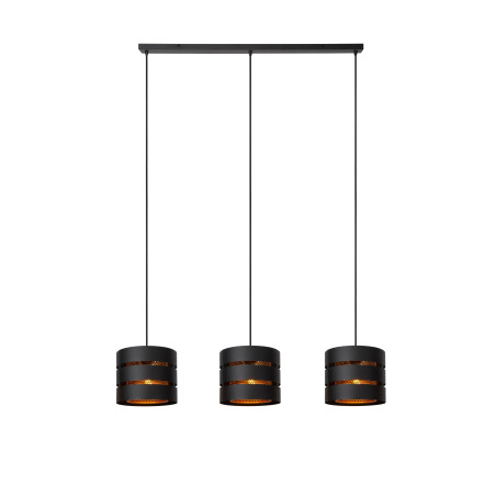 Lucide ROSAS - Suspension - 3xE27 - Noir