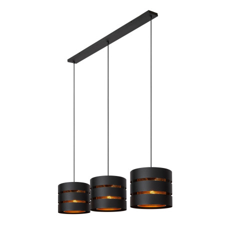 Lucide ROSAS - Suspension - 3xE27 - Noir