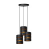 Lucide ROSAS - Suspension - Ø 43 cm - 3xE27 - Noir