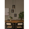 Lucide ROSAS - Suspension - Ø 43 cm - 3xE27 - Noir