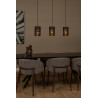 Lucide ALMELO - Suspension - 3xE27 - Noir - L 92 x P 15 x H 150 cm