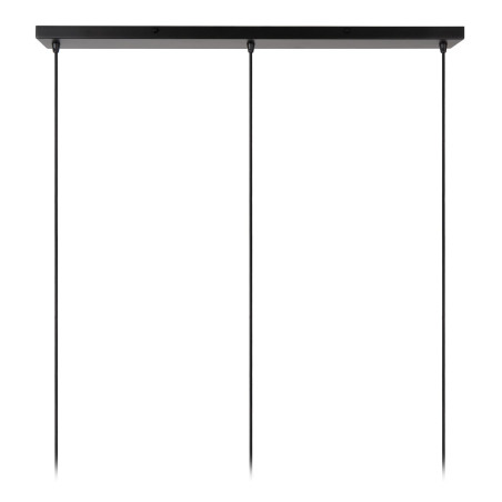 Lucide ALMELO - Suspension - 3xE27 - Noir - L 92 x P 15 x H 150 cm
